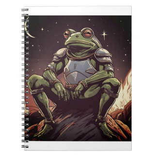 MMA | Galactic Frog Warrior Sticker Anteckningsbok