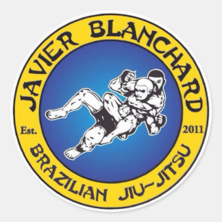 mma jiu jitsu bjj runt klistermärke