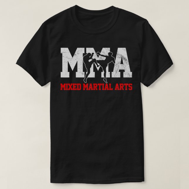 MMA Kickboxin Gift Fighter T Shirt (Design framsida)