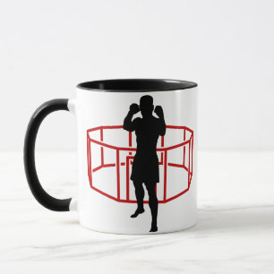 MMA Manar Mixed Marshal Arts Cage Fighter Redo Mugg