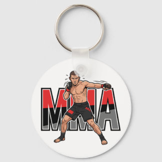 MMA Mixed Martial Arts Fighter Keychan Nyckelring