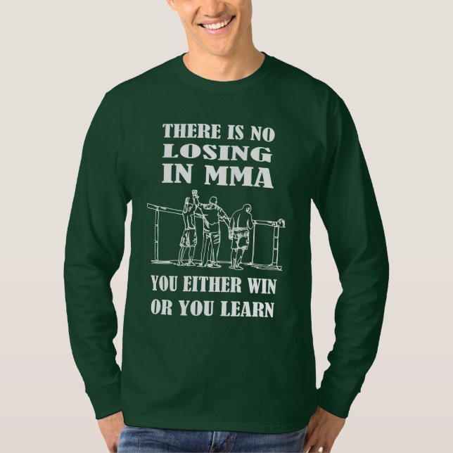 MMA Mixed Martial Arts Långärmad Shirt T (Framsida)