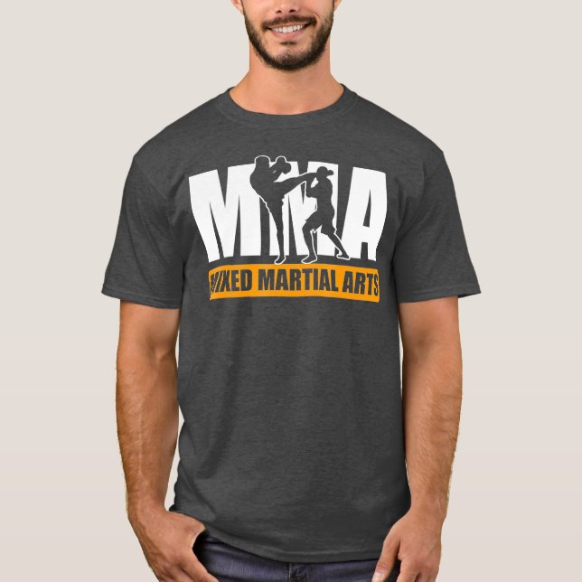 MMA Mixed Martial Arts Martial Arts Fighter T Shirt (Framsida)