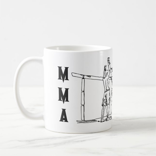 MMA Mixed Martial Arts Mugg by Art4Fighters (Vänster)