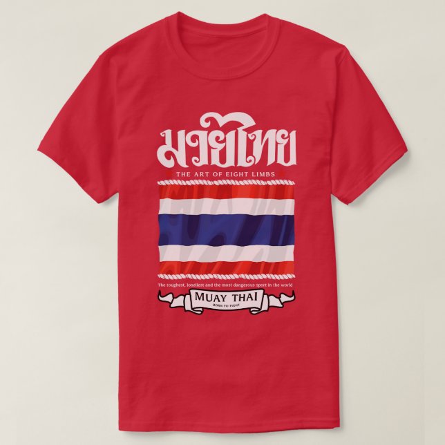 MMA Muay Thai T Shirt (Design framsida)