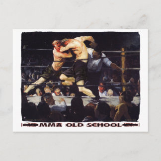 MMA Old school Vykort