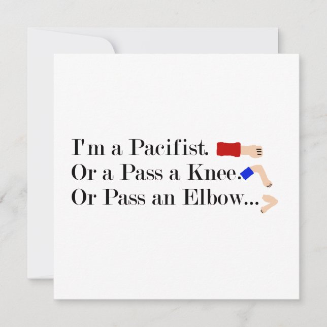MMA Pacifist Humor Design (Framsida)