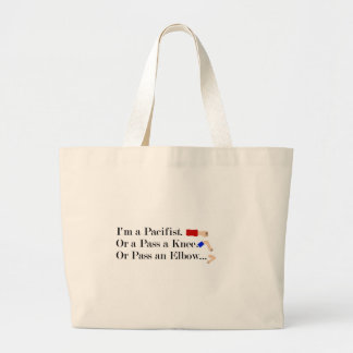 MMA Pacifist Humor Design Jumbo Tygkasse