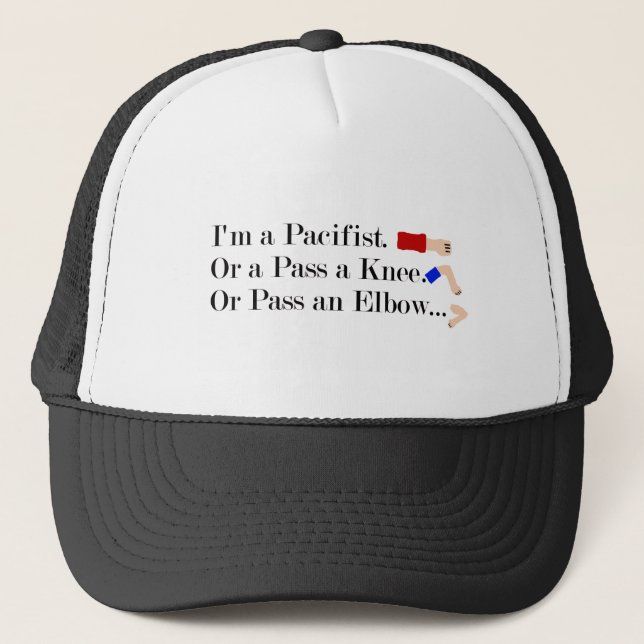 MMA Pacifist Humor Design Keps (Framsida)