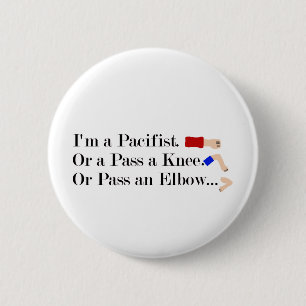 MMA Pacifist Humor Design Knapp