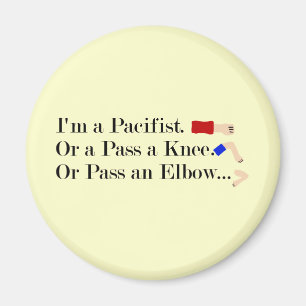 MMA Pacifist Humor Design Magnet