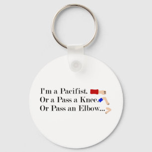 MMA Pacifist Humor Design Nyckelring