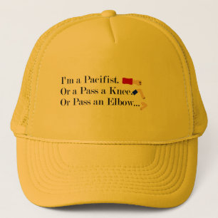 MMA Pacifist Humor Design Truckerkeps
