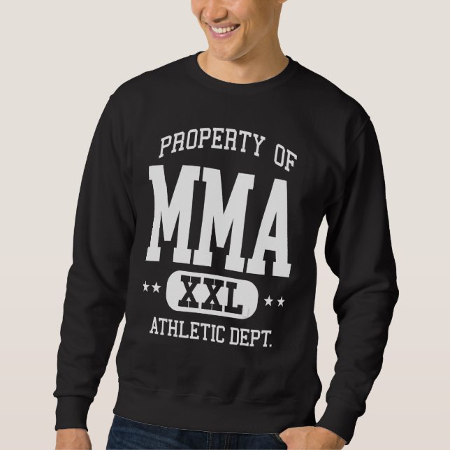 MMA Retro Athletic Egendom Dept Lång Ärmad Tröja (Framsida)