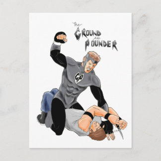 MMA Supeassistance "The Ground and Pounder" Vykort