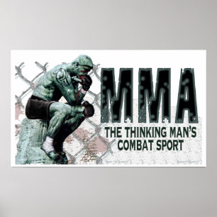 MMA Thinker Poster