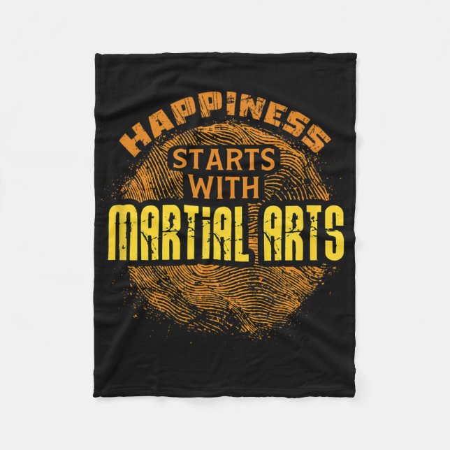 Mma Training Judo Karate Boxing Mixed Martial Arts Fleecefilt (Framsidan)