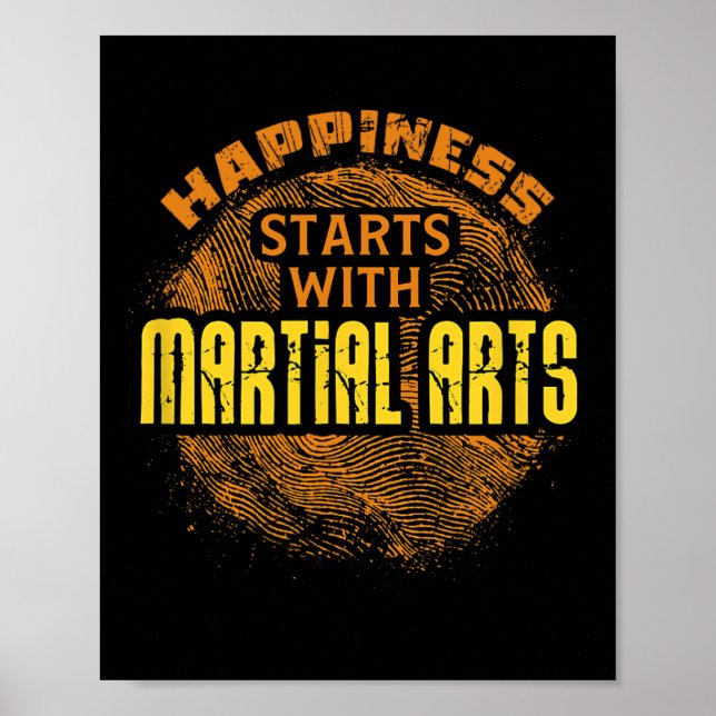 Mma Training Judo Karate Boxing Mixed Martial Arts Poster (Framsidan)