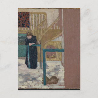 Mme Vuillard i en Set Designer's Studio Vykort