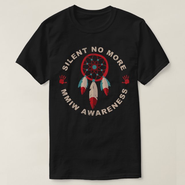 MMIW Clothing Saknade mördade inhemska kvinnor T Shirt (Design framsida)