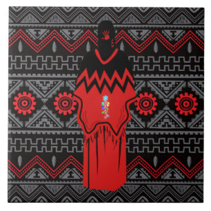 MMIW Mode Ayasha Southwest Mönster Ceramic Tile Kakelplatta