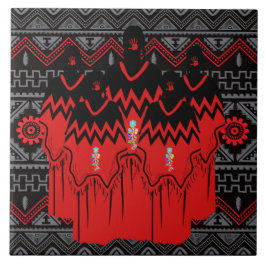 MMIW Mode Ayasha Southwest Mönster Ceramic Tile Kakelplatta