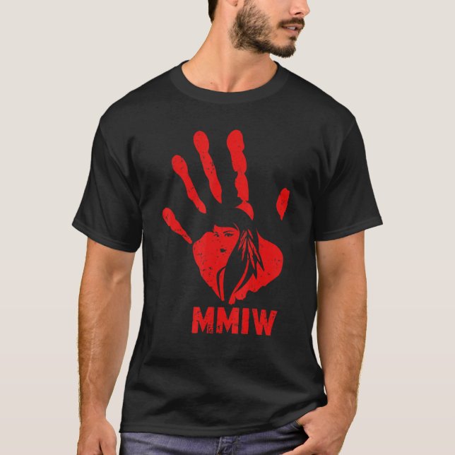 Mmiw Saknade mördade inhemska kvinnliga systrar Rö T Shirt (Framsida)