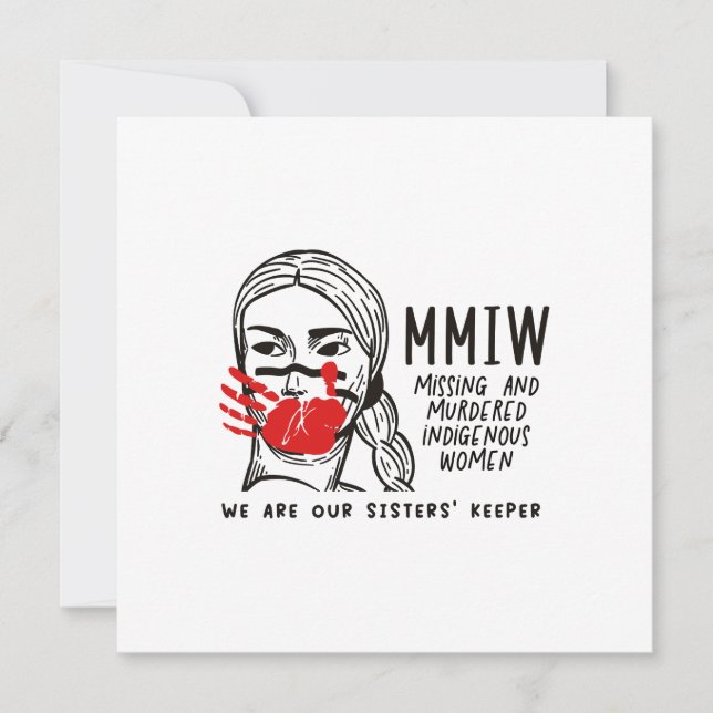 MMIW - vi är våra systrare Kort (Framsida)