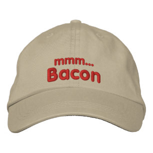MMM ... Bacon Kärlek Broderad Keps