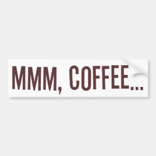 Mmm kaffe… bildekal