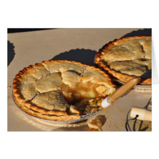 Mmm. Pie. Hälsningskort