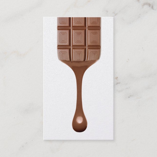 MmmCHOCOLATE-Affärskort Visitkort (Framsida)