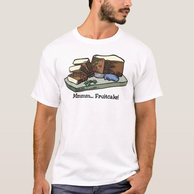 Mmmm Fruitcaket-skjorta Tee (Framsida)