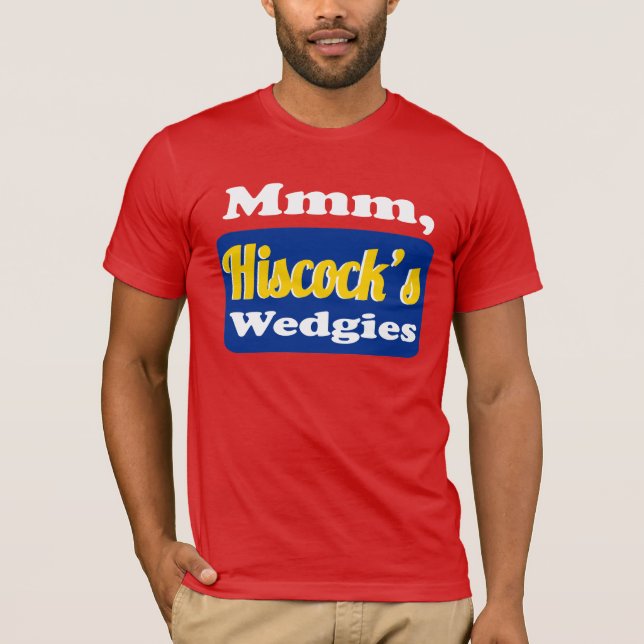 Mmmm Hiscocks Wedgies Tee (Framsida)