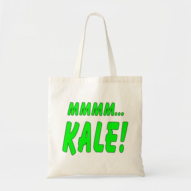 Mmmm Kale! Totot hänger lös Tygkasse (Framsidan)