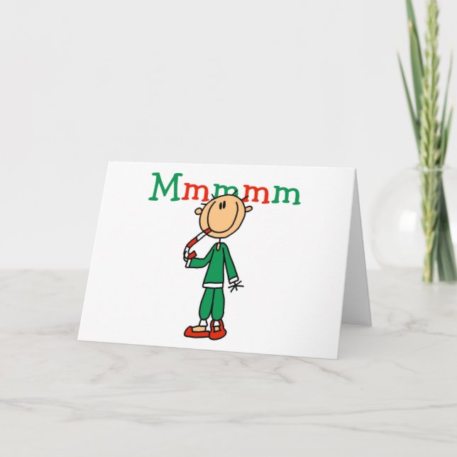 MMmm Polkagrisar Tshirts och presenter Helgkort (Framsida)