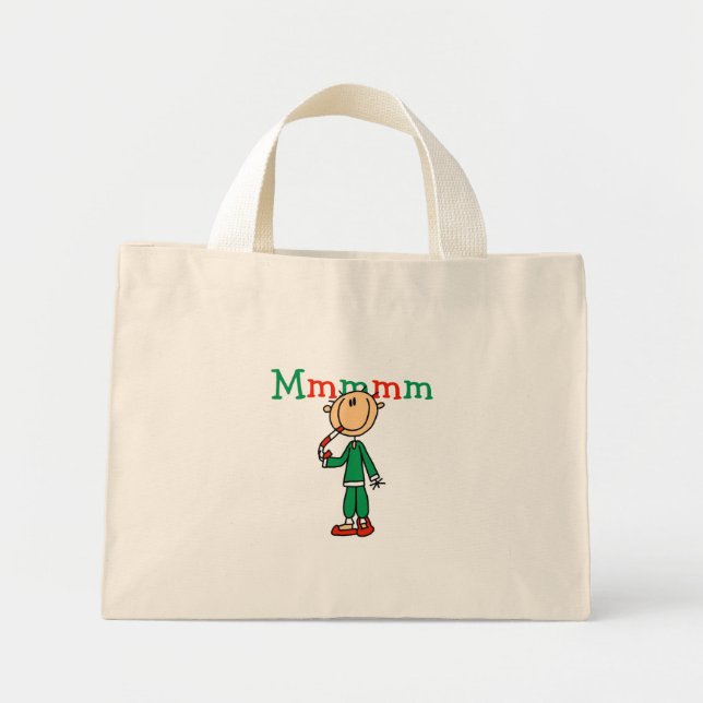 MMmm Polkagrisar Tshirts och presenter Mini Tygkasse (Framsidan)