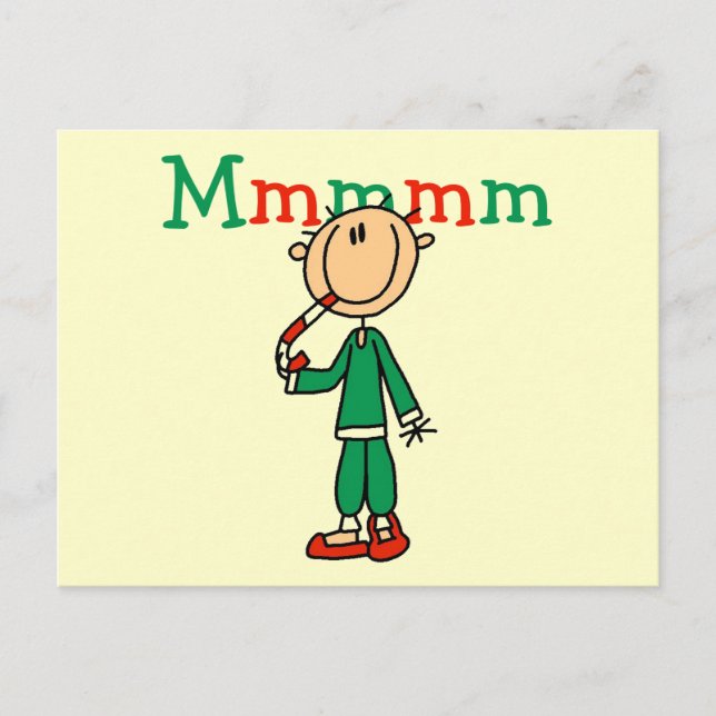 MMmm Polkagrisar Tshirts och presenter Vykort (Framsida)