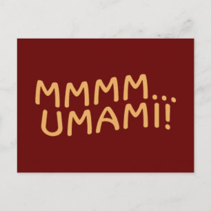 Mmmm Umami Vykort