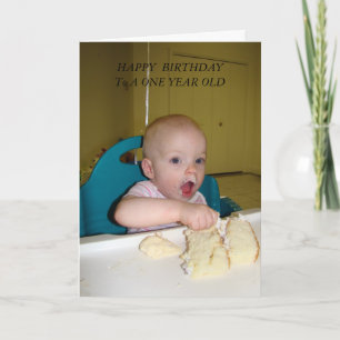MMMMM Birthday Cake, GRATTIS PÅ FÖDELSEDAGEN, ETT Kort