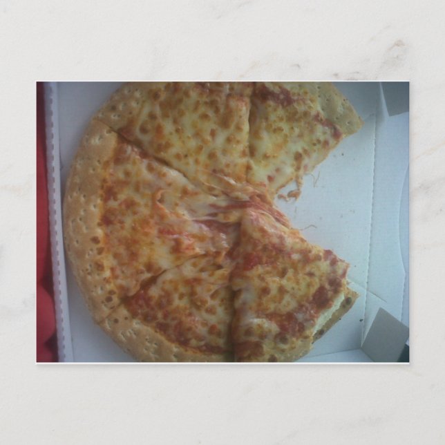 Mmmmm....pizza Vykort (Framsida)