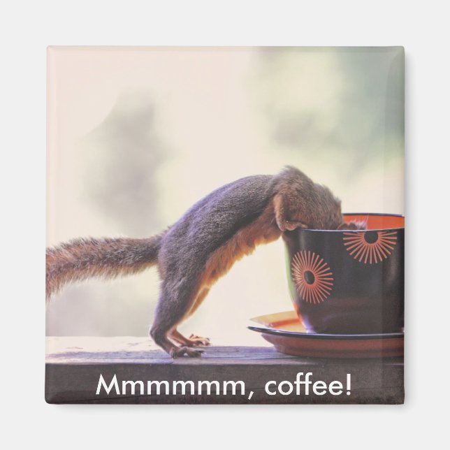 Mmmmmm, kaffe! magnet (Framsidan)