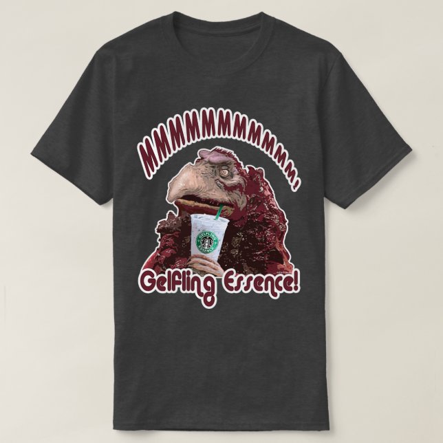 MMMMmmmmm! Gelfling Essence! - The Dark Crystal Ag T Shirt (Design framsida)