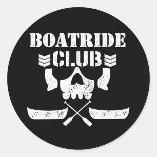 MMOM BOATRIDE-KLUBB RUNT KLISTERMÄRKE