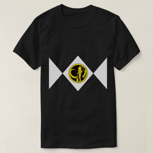 MMPR Black-Skogsvaktare med mynt T Shirt (Design framsida)