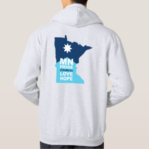 MN Loon Rising - MN Stolthet, Styrka, Kärlek & Hop Hoodie