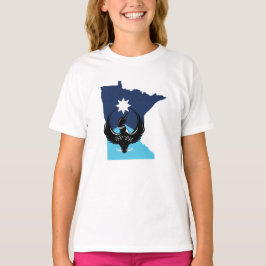 MN Loon Rising - MN Stolthet, Styrka, Kärlek & Hop T Shirt