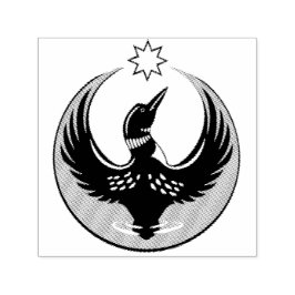 MN Loon Rising Självfärgande Stämpel