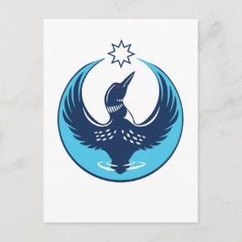 MN Loon Rising Vykort