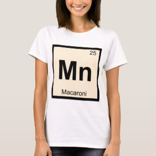 Mn - Macaronikemi Periodiska Systemet Symbol Tee